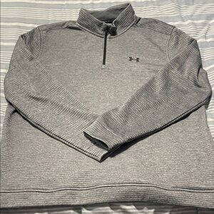 Under Armour Men's Zip-Up Gray Sweater
